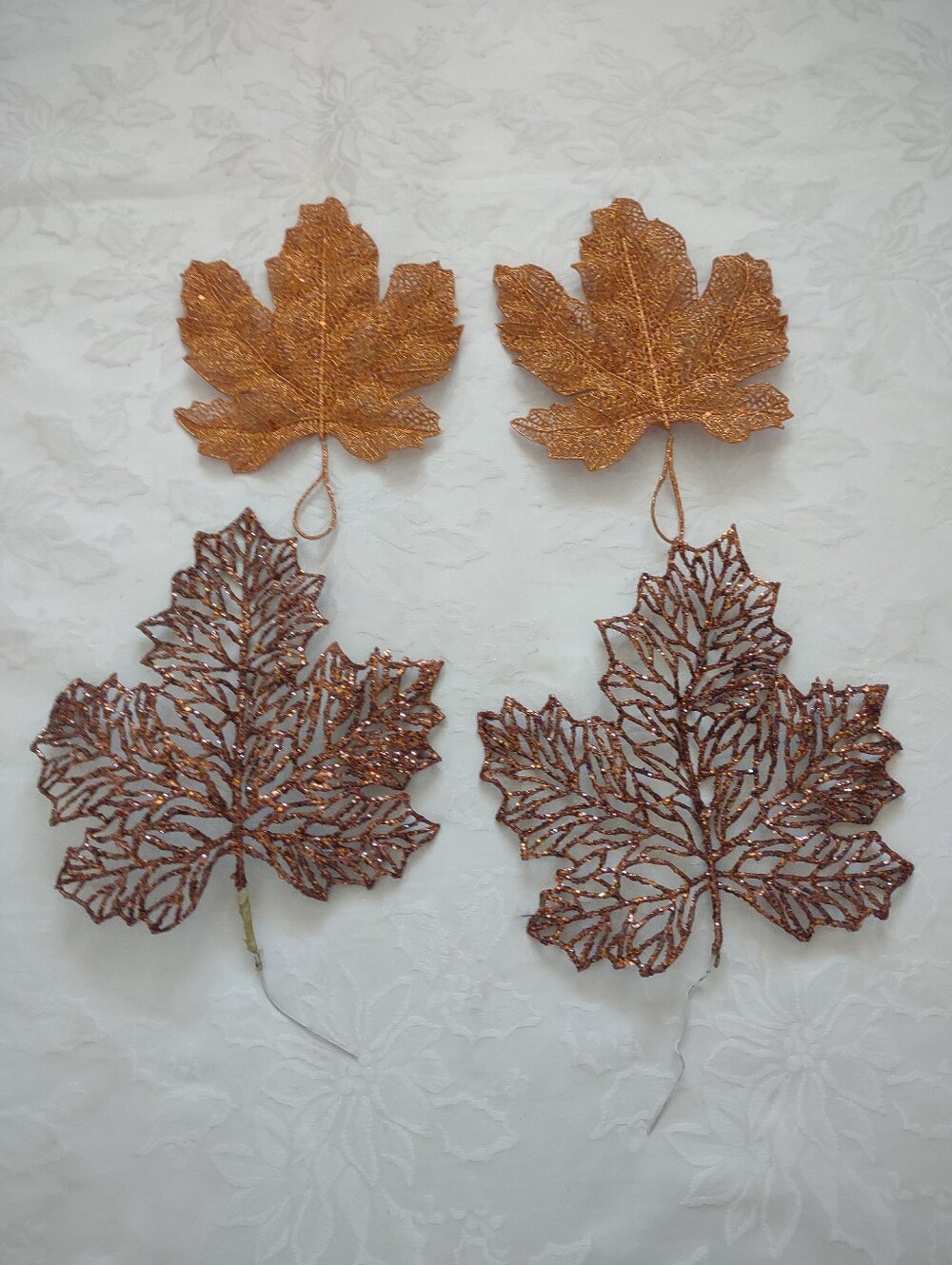 Glitter Sparkle Fall Leaves